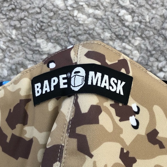 🤎New🤎 A BATHING APE Desert Camo Mask - Picture 6 of 8